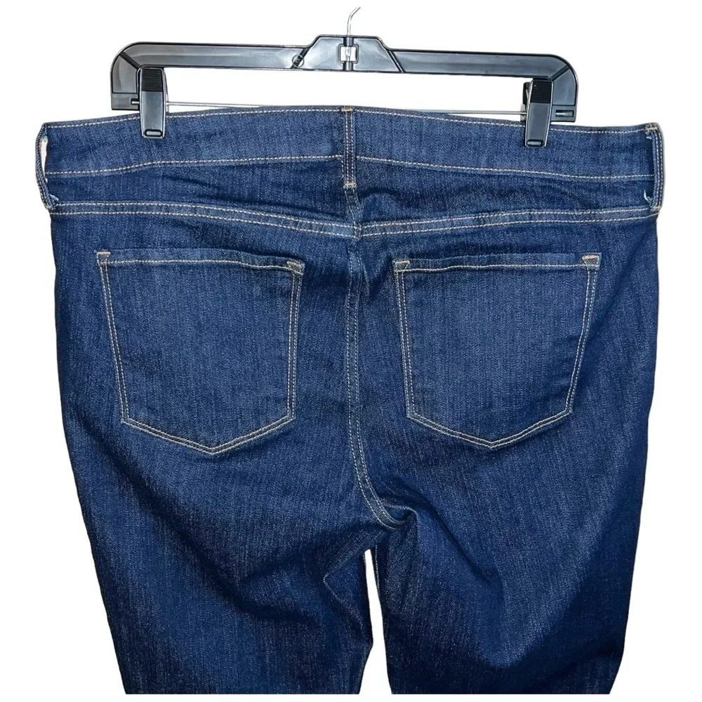 Old Navy Jeans Women’s Size 16 Tall Blue 37x35 Mid Rise Boot Cut Modern - Picture 7 of 8